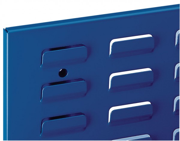 ®RasterPlan Schlitzplatte B 1000 mm x H 450 mm Breitformat RAL 5010 - Enzianblau Universell kombinier- und einsetzbar. Kompatibel mit ®RasterPlan Lochplatten.