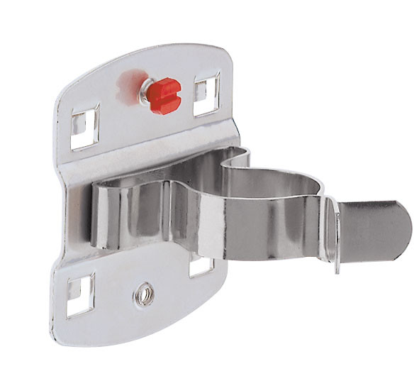 ®RasterPlan Werkzeugklemme einfach große Grundplatte Durchmesser 25 mm Alufarben