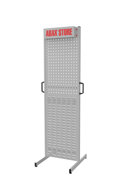 ABAX® Store Station stationär einseitig Mod. 5 RAL 7035/7035, unbestückt