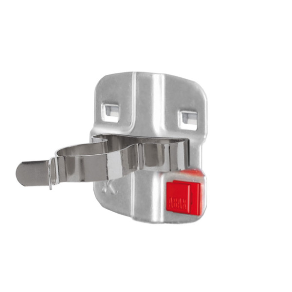 ABAX® Werkzeugklemme einfach große Grundplatte Durchmesser 28 mm Alufarben
