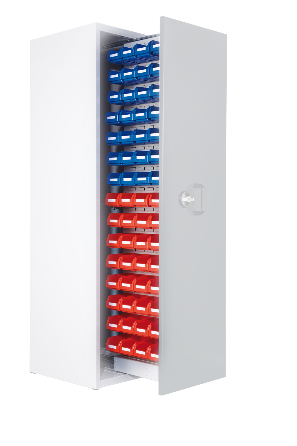 Ausstattungsset 2 für Zugwagenschrank, für eine Auszugsseite. Bestehend