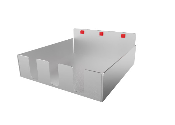 ABAX® Halter für 3 Abroller alufarben H 80 x B 230 x T 160 mm