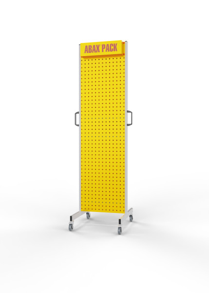 ABAX® Pack Station mobil RAL 7035/1023 HxBxT 1950 x 530 x 590 mm