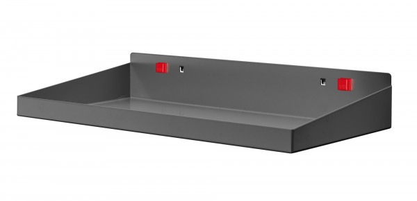 ®RasterPlan/ABAX® Stahlboden mit Abrollband Breite 490 mm x Tiefe 243 mm x Höhe 77 mm Anthrazitgrau