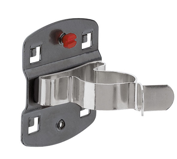 ®RasterPlan Werkzeugklemme einfach große Grundplatte Durchmesser 32 mm Anthrazitgrau