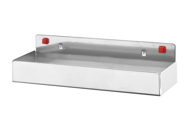 ABAX® Ablagebox klein Breite 250 mm x Tiefe 80 mm x Höhe 35 mm Alufarben