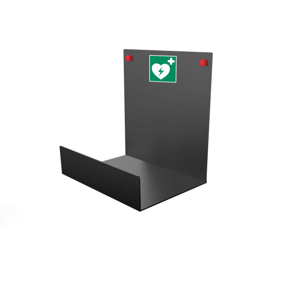 Halter für Defibrillator, anthrazitgrau