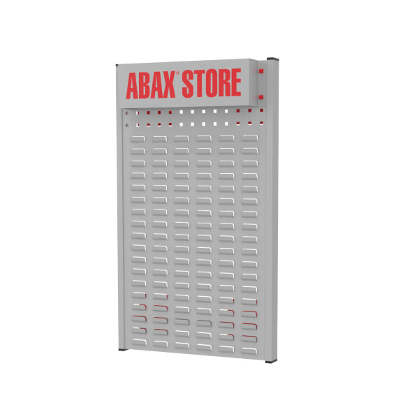 ABAX® Store Board Kombi Loch-/Schlitzplatte Mod. 10 RAL 7035 unbestückt