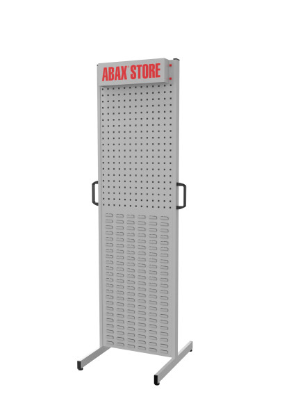 ABAX® Store Station stationär beidseitig Mod. 8 RAL 7035/7035, unbestückt