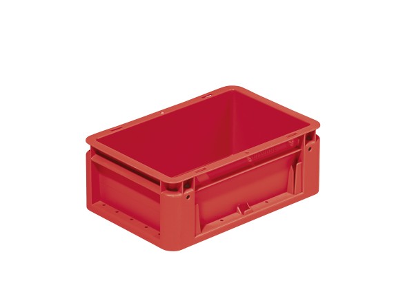 Euro-Transportbehälter rot, 300 x 200 x 120 mm.