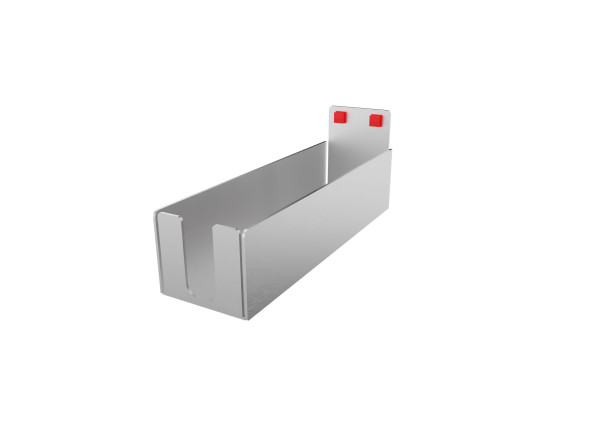 ABAX® Halter für 1 Abroller alufarben H 80 x B 80 x T 160 mm
