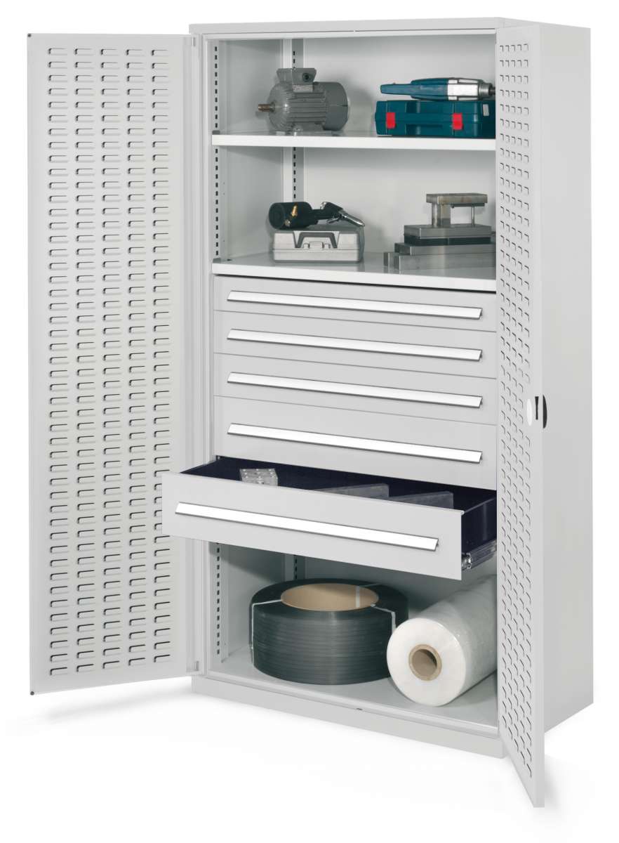 Schwerlastschrank ohne Mitteltrennwand, 1950 x 1000 x 600 mm, Mod 44